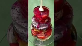 Birthday cake - foodiebeats tiktok viral birthday cake with fresh fruits and jelly - happy birthday