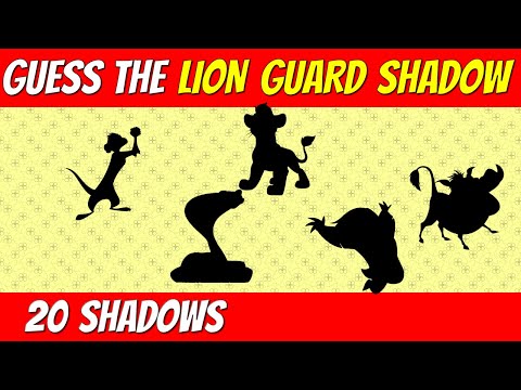 Guess the LION GUARD CHARACTER from SHADOW | Cartoon quiz challenge