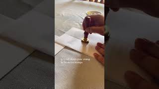 Tips for creating your own wax seals 👇 #weddingstationery #weddinginvitations #weddingtips