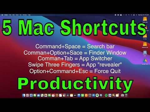 5 Easy Shortcut Keys for Mac - More Productivity!