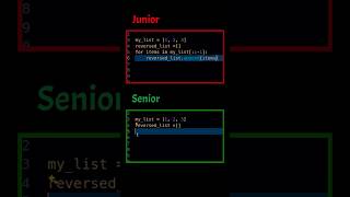 Better way to reverse a list in python | #pythontricks #programming