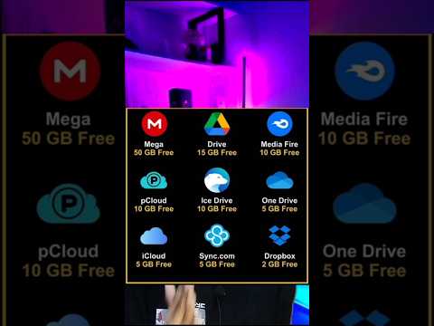 9 Free Cloud Storage 🤯 #shorts #storage #trending