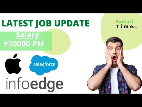 Latest Job Update | Package +400000 | Salesforce | Apple | Infoedge
