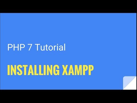 PHP 7: How to install XAMPP | Tutorial Nr. 1