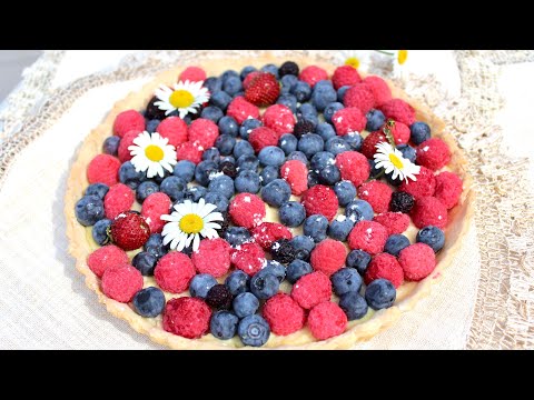 Fresh Berry Tart With Custard Filling