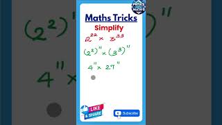 Maths exponent tricks