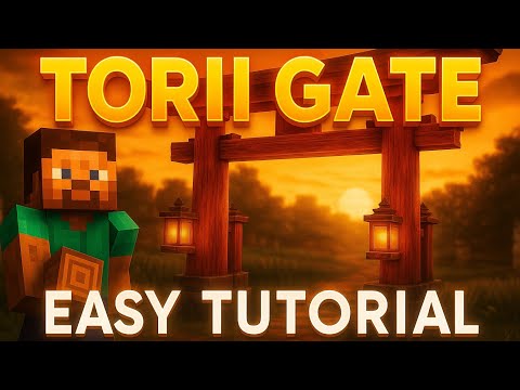 Minecraft Torii Gate Timelapse – Japanese Build, Tutorial & Aesthetic Construction