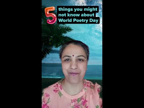 5 things you might not know about World Poetry Day