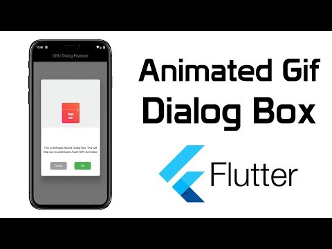 How to Implement Animated Gif Dialog Box in Flutter | Flutter Giffy Dialog