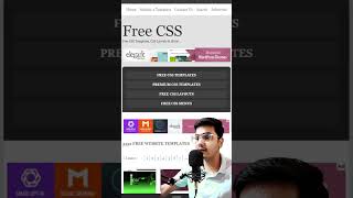 Website Templates Free  #website #template #css #webdevelopment #shorts