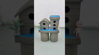destroying a beautiful miniature clay house 😱#573