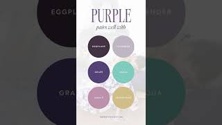 Brand Color Series 3: Purple Color Palette #branding #brandstrategy #colors