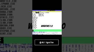 Windows 1.0: The Birth of an Iconic Operating System #WindowsHistory #RetroTech #microsoft