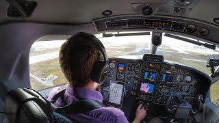 INTO the FOG! - ILS Approach at a BUSY Class Bravo Airport step by step with ATC Audio