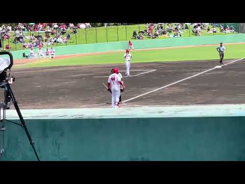 [4K] 23.7.16 4回裏 広島マクブルーム、林に2連打を浴びるも0点に抑える阪神川原陸