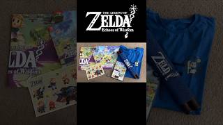 Unboxing #thelegendofzeldaechoesofwisdom goodies from #nintendouk #shorts #nintendoswitch #tlozeow