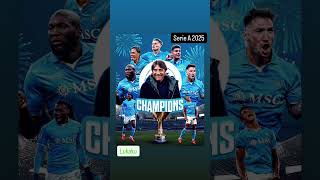 #seriea Champions Napoli #football #shorts #calcio #serieachampions #mctominay championnat italien