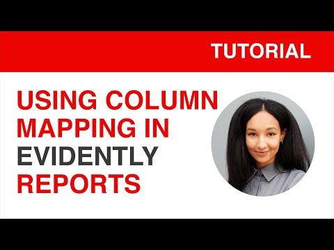 Using column mapping in Evidently reports