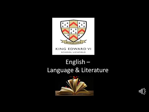English Language and Literature