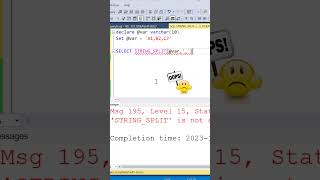 SQL | Don't make this mistake | String_Split  #sqltips