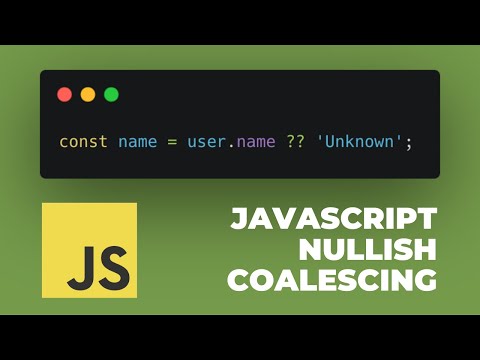 JavaScript NULLISH COALESCING Operator 👨‍💻 #shorts