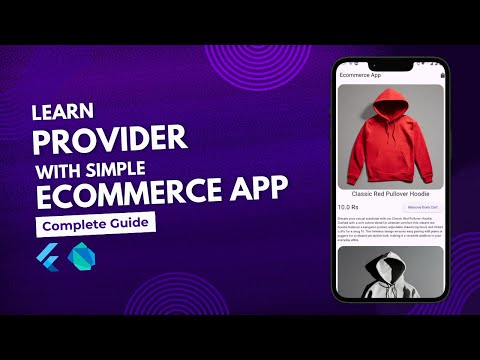 Learn provider state management | Simple ecommerce app with add to cart functionality
