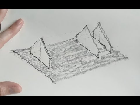 5 Minute Architectural Sketch @ 4X Speed