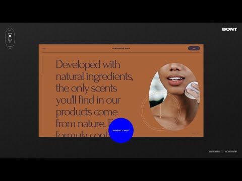 Watch our process for designing a skincare lookbook - Web Design Speed Art 09 - (Prod. Lee)