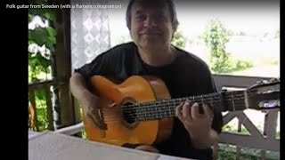 Folk guitar from Sweden (with a flamenco inspiration)