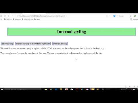 HTML_Tutorial_5_(3 best ways to style up your HTML web page(HTML styling))