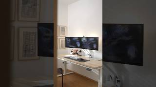 Minimal home office setup   #gamingdesk #desksetup #homeoffice #minimalsetup