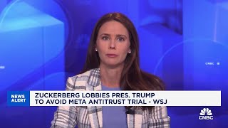 Mark Zuckerberg lobbies Trump to avoid Meta antitrust trial, reports say