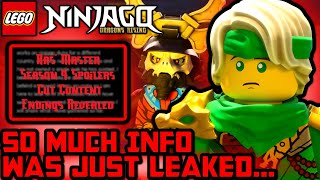 Leaker Drama Reveals SO MUCH Season 4 Info... 💀 Ninjago Dragons Rising Season 4 News and Rumors!