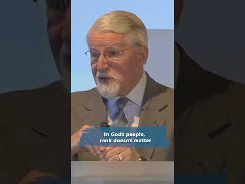 David Pawson - In God’s people, rank doesn’t matter