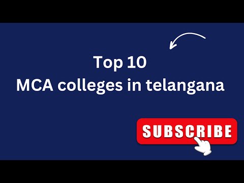 TS ICET MCA Top 10 colleges in telangana 2024||Top 10 MCA colleges in telangana