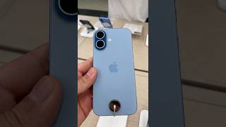 iPhone 17 Mist Blue first look! #iphone #iphone17 #apple