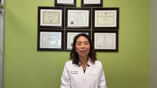 Dr. Yang talking about emergency dental services