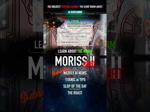 Morris II - VIRUS ALERT #ainews #techtips #aiexplorer