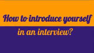 How to give interview