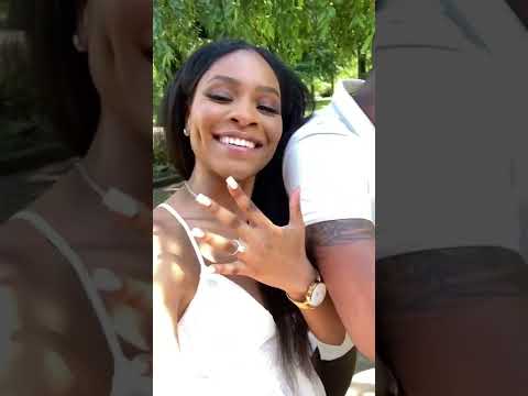 The best proposal reaction 😂 #engaged #shorts #blacklove