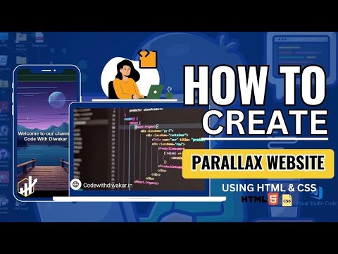 How To Create a Simple Parallax Website || Using HTML & CSS