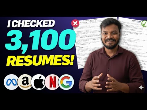 How to make ATS-friendly Resume | I checked 3100+ resumes | Step-by-Step guide for Software Engineer