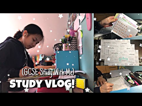 Study Vlog #4📒 (GCSE Study With Me) | Erica Joanne