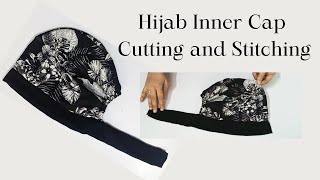 Hijab Cap Cutting and Stitching Tutorial In Urdu (hindi) with English Subtitle