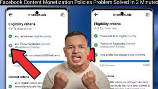 Facebook monetization policy issues|facebook policy issue remove |partner monetization policies 2024
