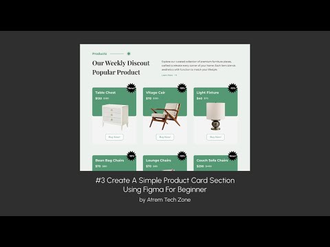 03 One Minute UI Section Products Furniture Shop | Atrem Tech Zone #OneMinuteATZ