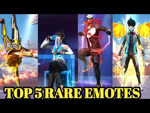 Free Fire: The Top 5 Rare Emotes in the Game