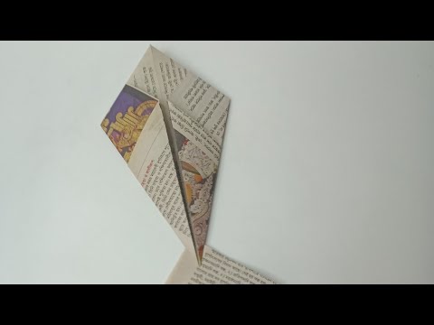 DIY Kite Paper Origami with Newspaper