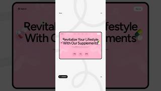Persuasive supplement rec service website #uxui #webdesign #viral #uxuidesign #3dmodeling #figma