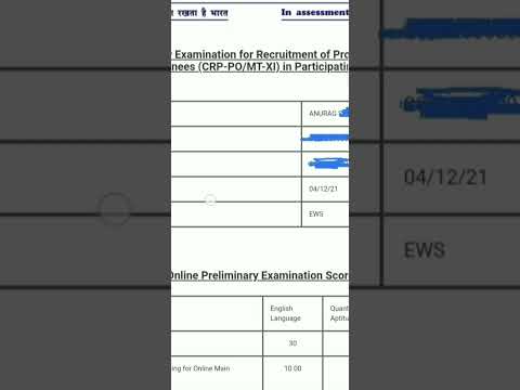 IBPS PO XI(2021-2022) my scorecard (4th december 3rd shift) (reasoning 😥)